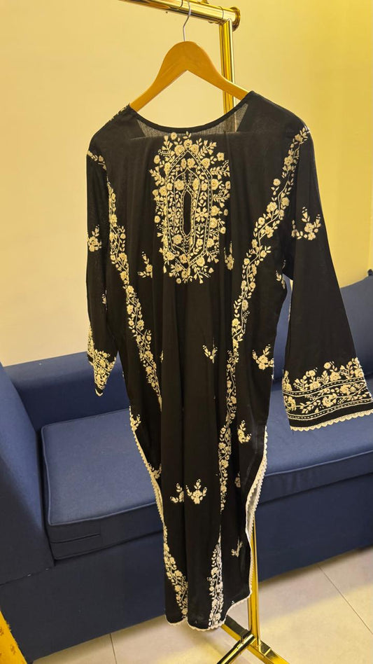 Black Embroidery Suit