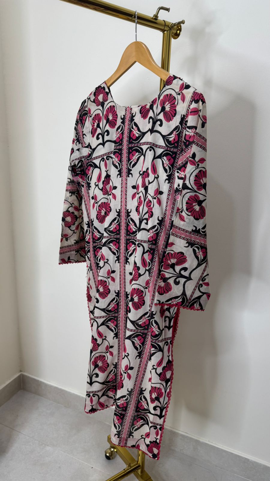 Pink Casual Wear Suit