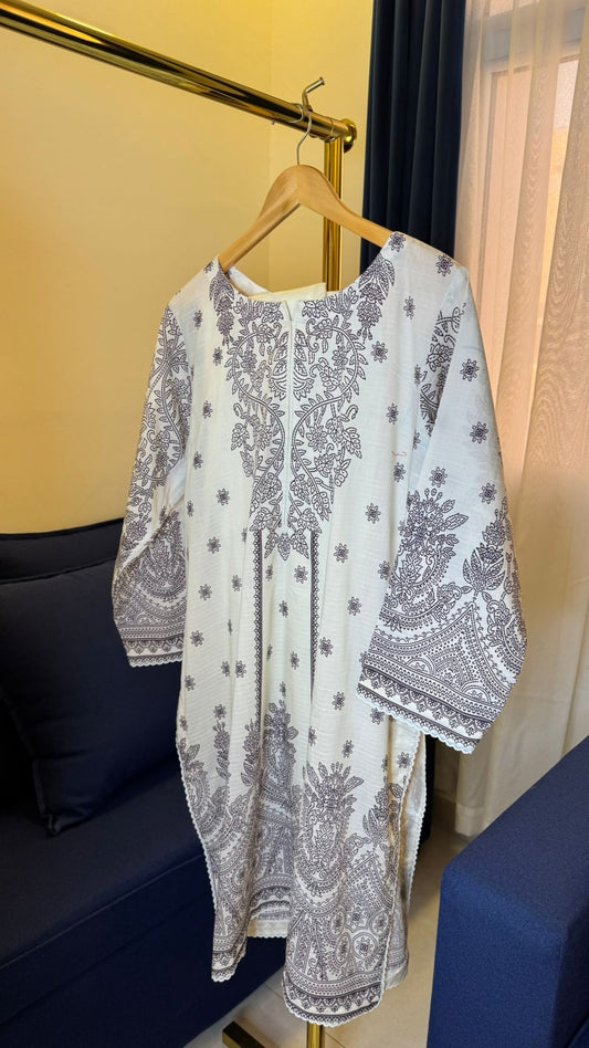 Black & White Casual Wear Suit