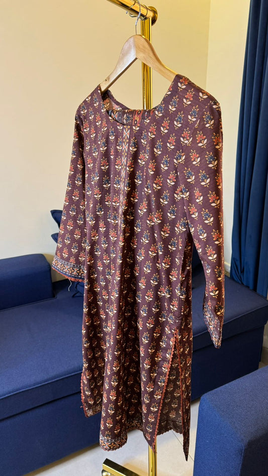 Brown Casual Wear Suit