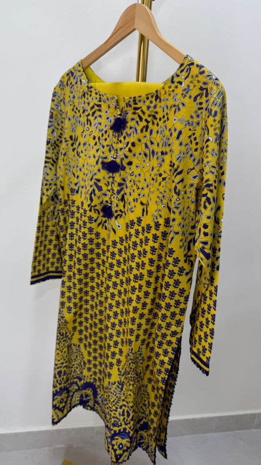 Yellow Casual Wear Suit