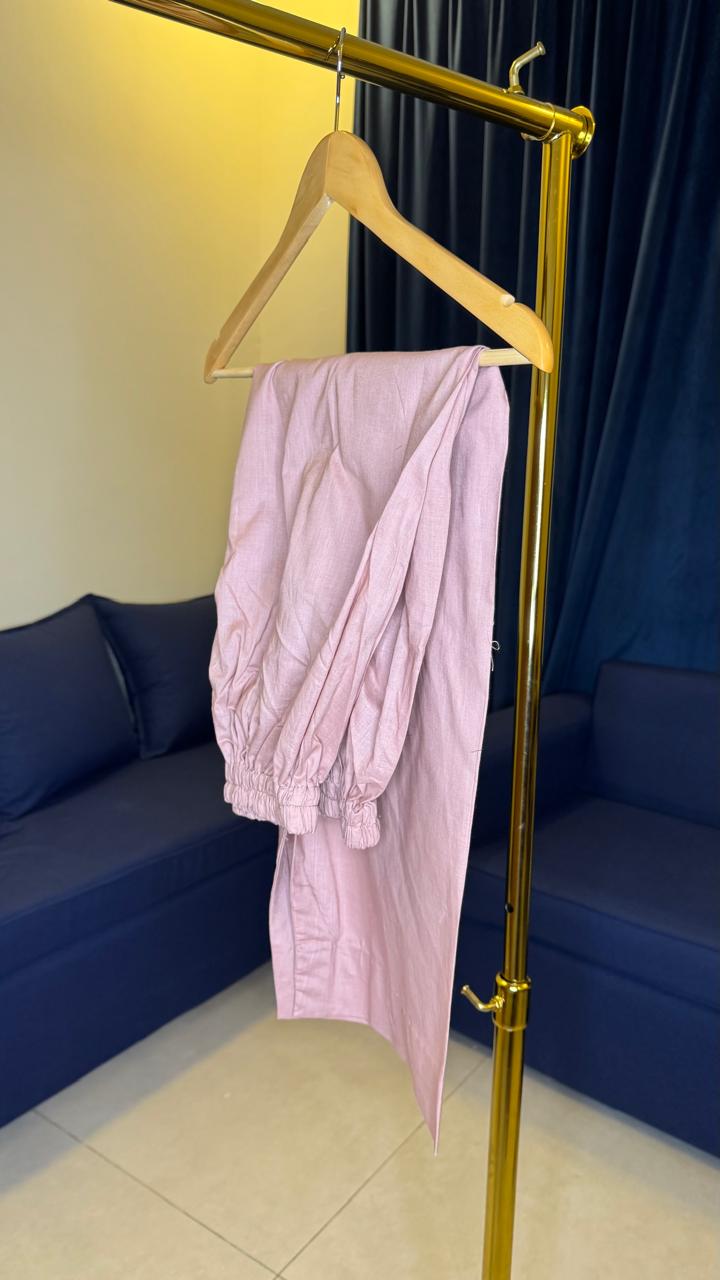 Light Purple Embroidery Suit